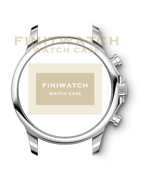 FINIWATCH 316L Edelstahl Uhrengehäuse FC001 Herren Uhrengehäuse