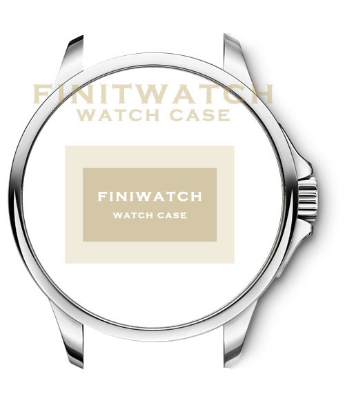FINIWATCH boîtier de montres en acier inoxydable 316L FC002 boîtier de montres pour hommes