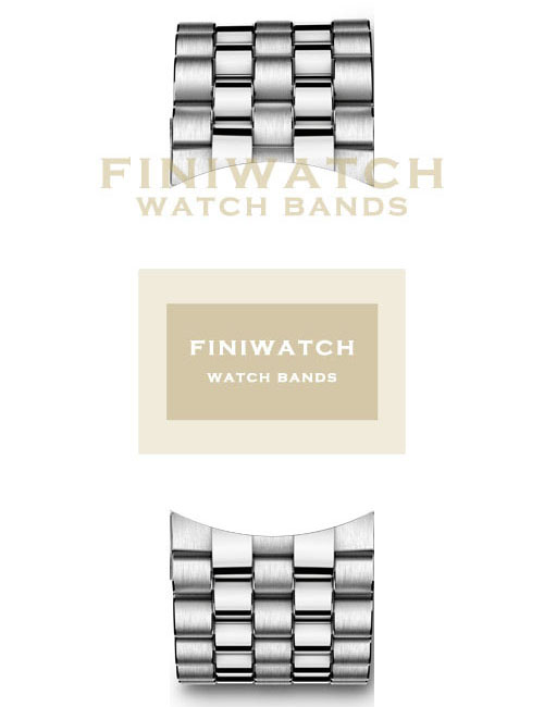 FINIWATCH 316L klockarmband i rostfritt stål FA0002 damarmband