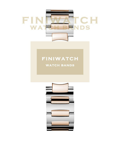 FINIWATCH 316L स्टेनलेस स्टील घड़ी बैंड FA0003 पुरुष बैंड देखता है