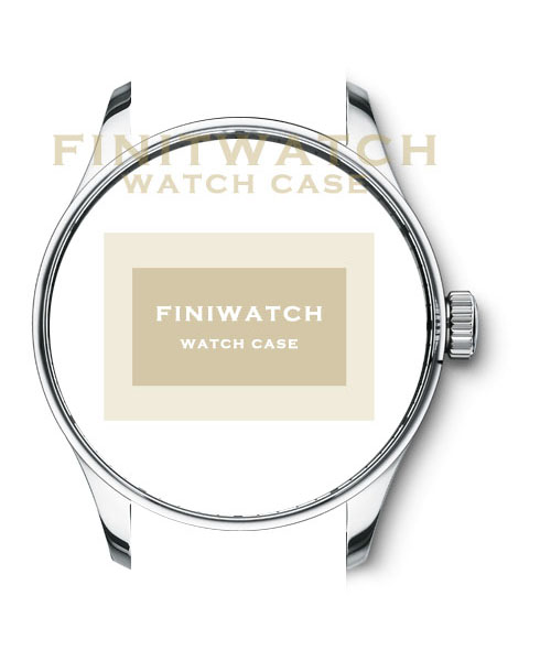 FINIWATCH 316L स्टेनलेस स्टील वॉच केस FC003 पुरुष केस देखता है: